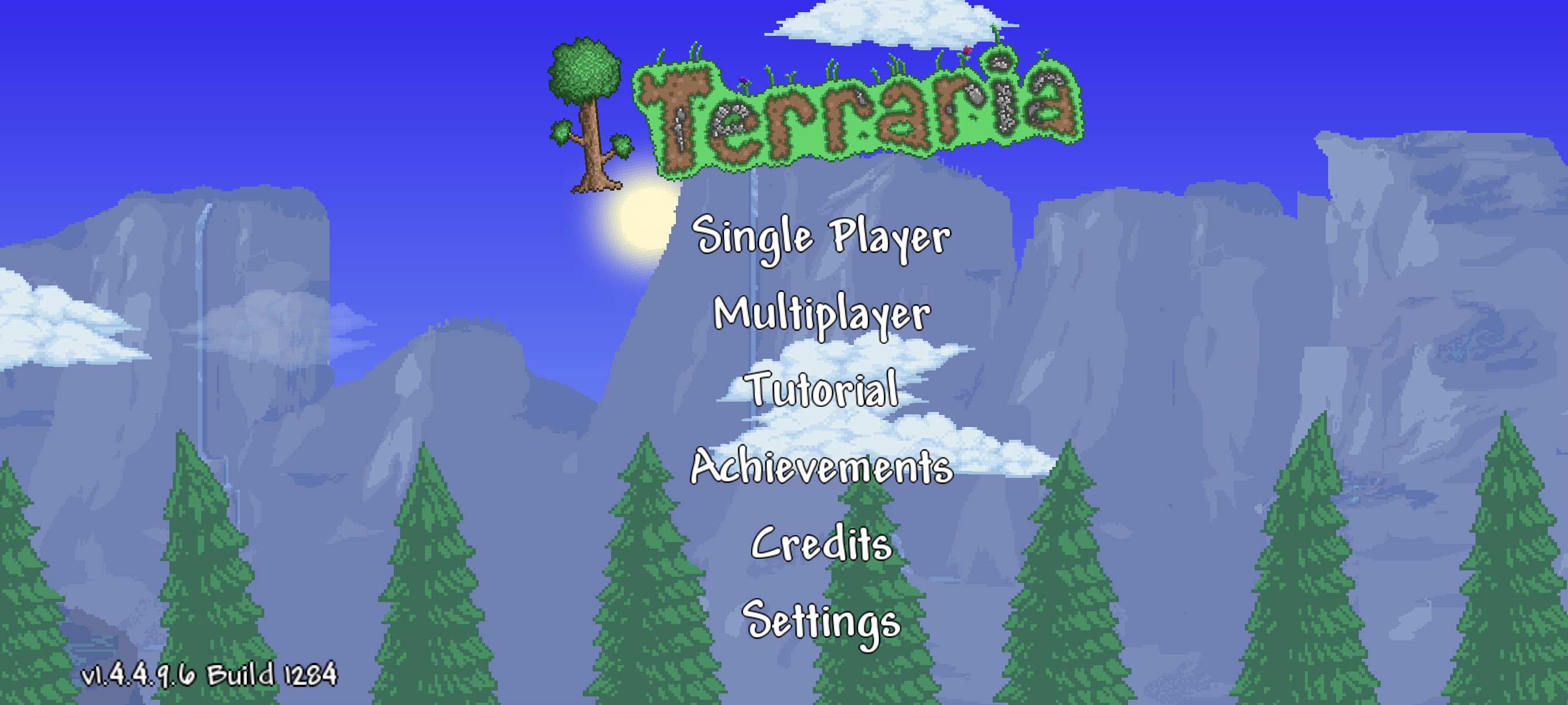 صفحه اصلی بازی Terraria